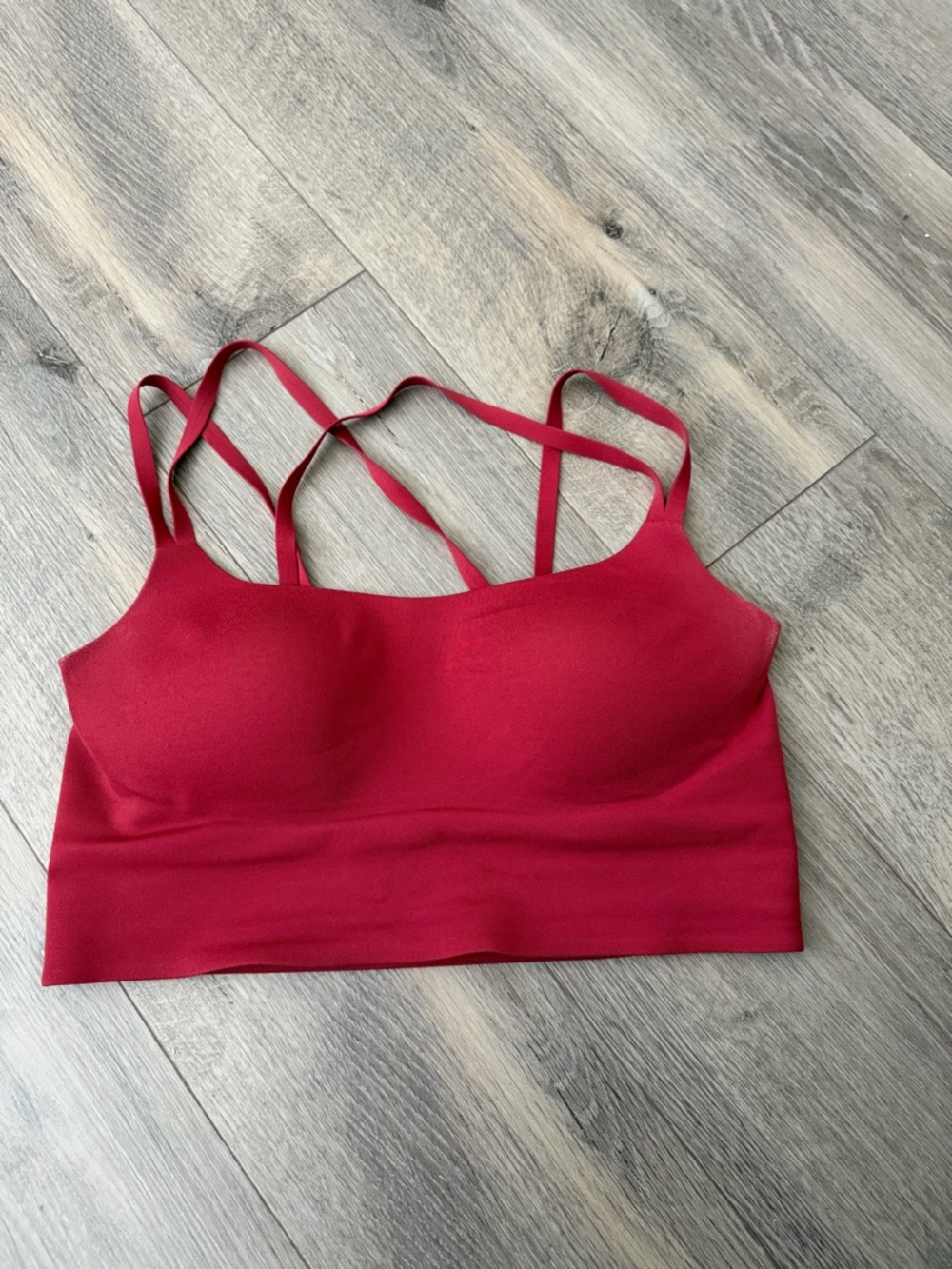 Aerie Offline Red Strappy Comfort Bralette
